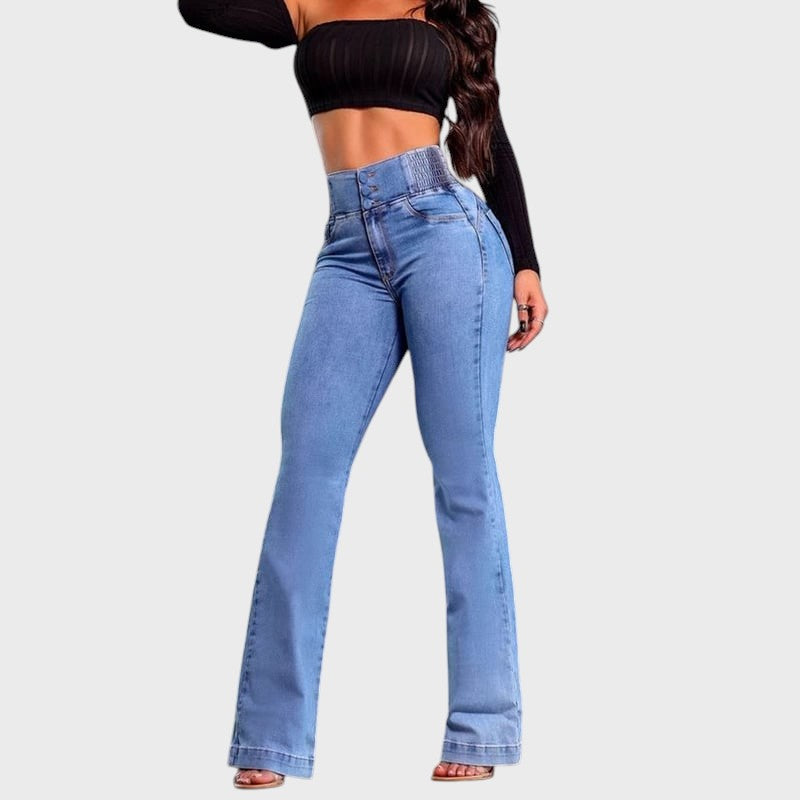 High-Waisted Shaping Jeans