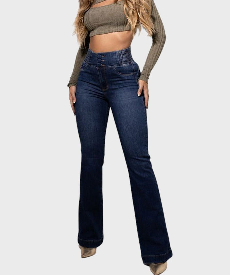 High-Waisted Shaping Jeans