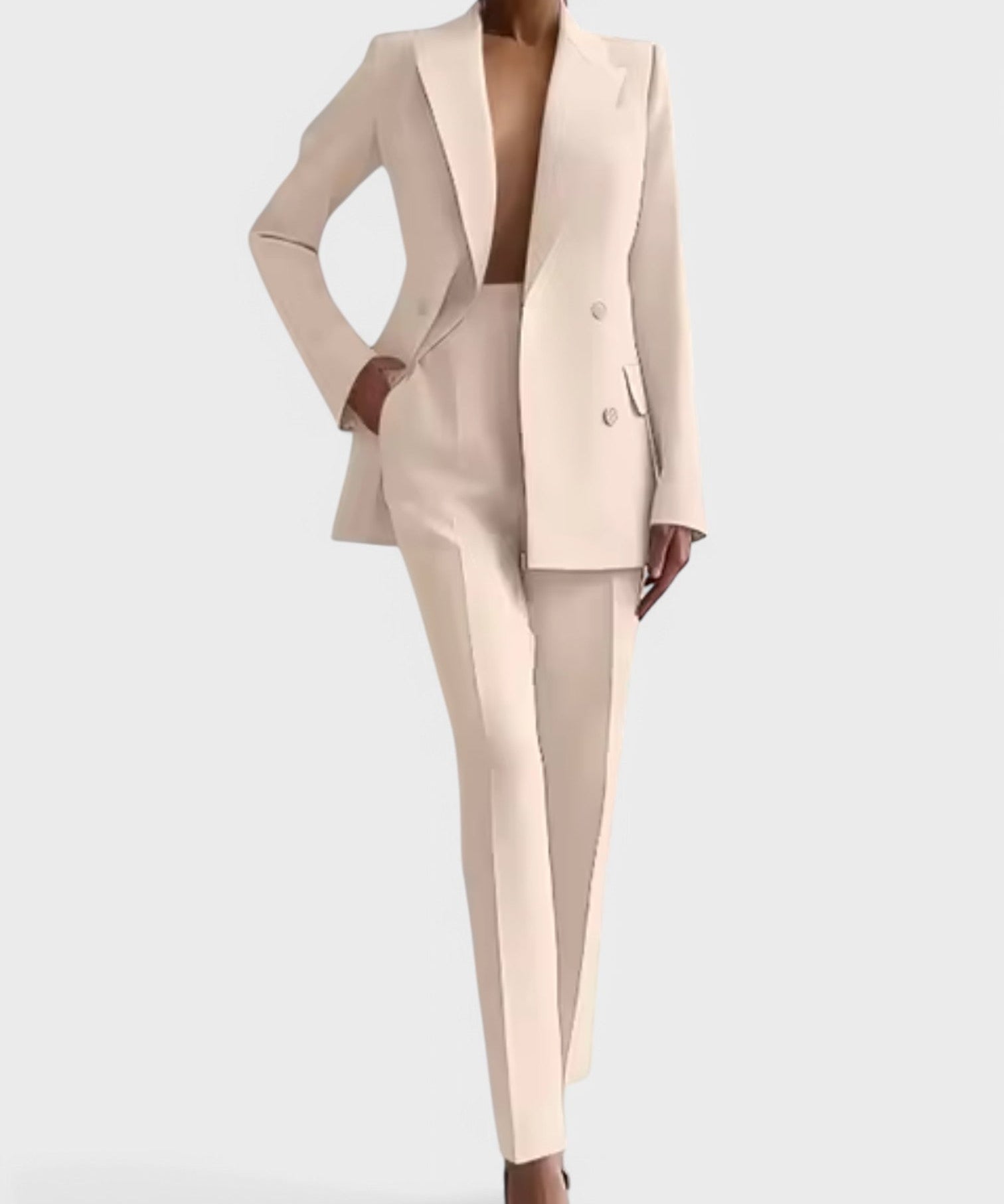 "Olívia - Blazer och Byxor Set" can be rewritten as "Olívia - Blazer och Byxor Kombinationsset".