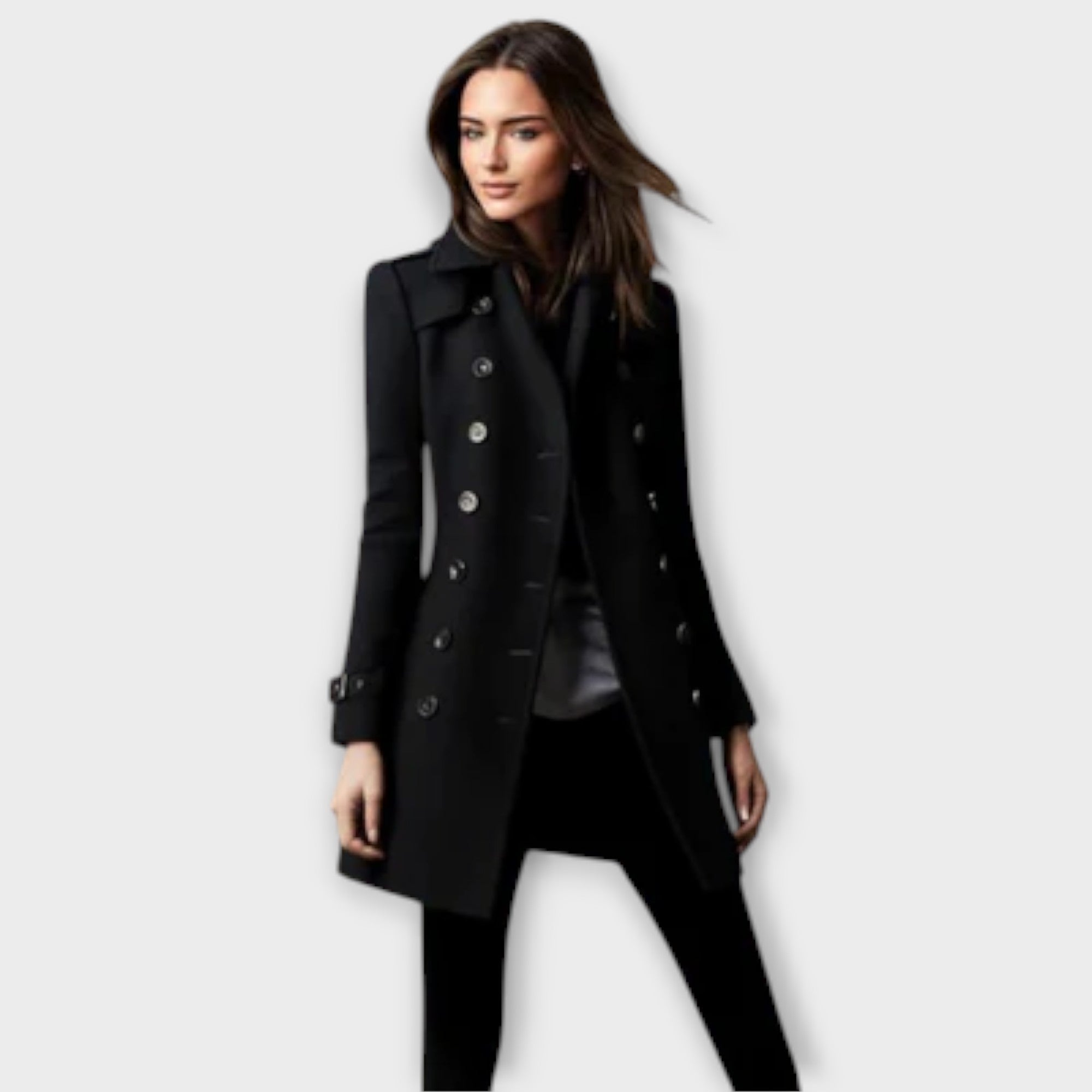 Double Layer Trench Coat