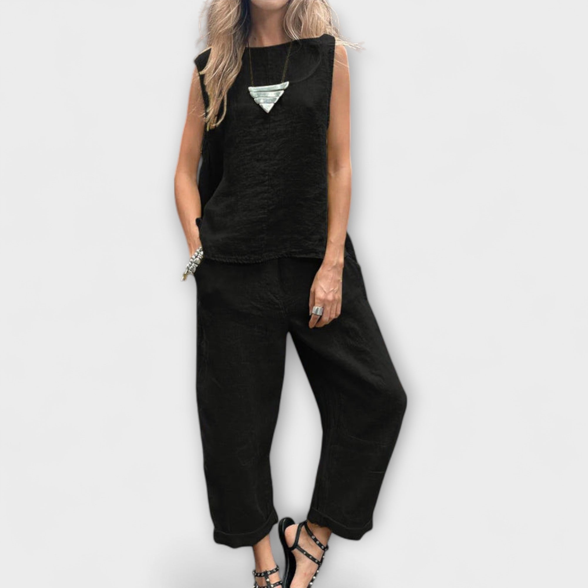 Bomull och lin Outfit