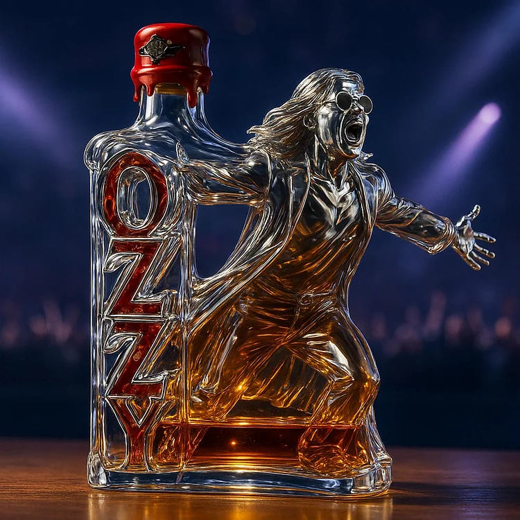 Eternas Skri — Ikonisk Whiskyflaska Hyllande Ozzy Osbourne