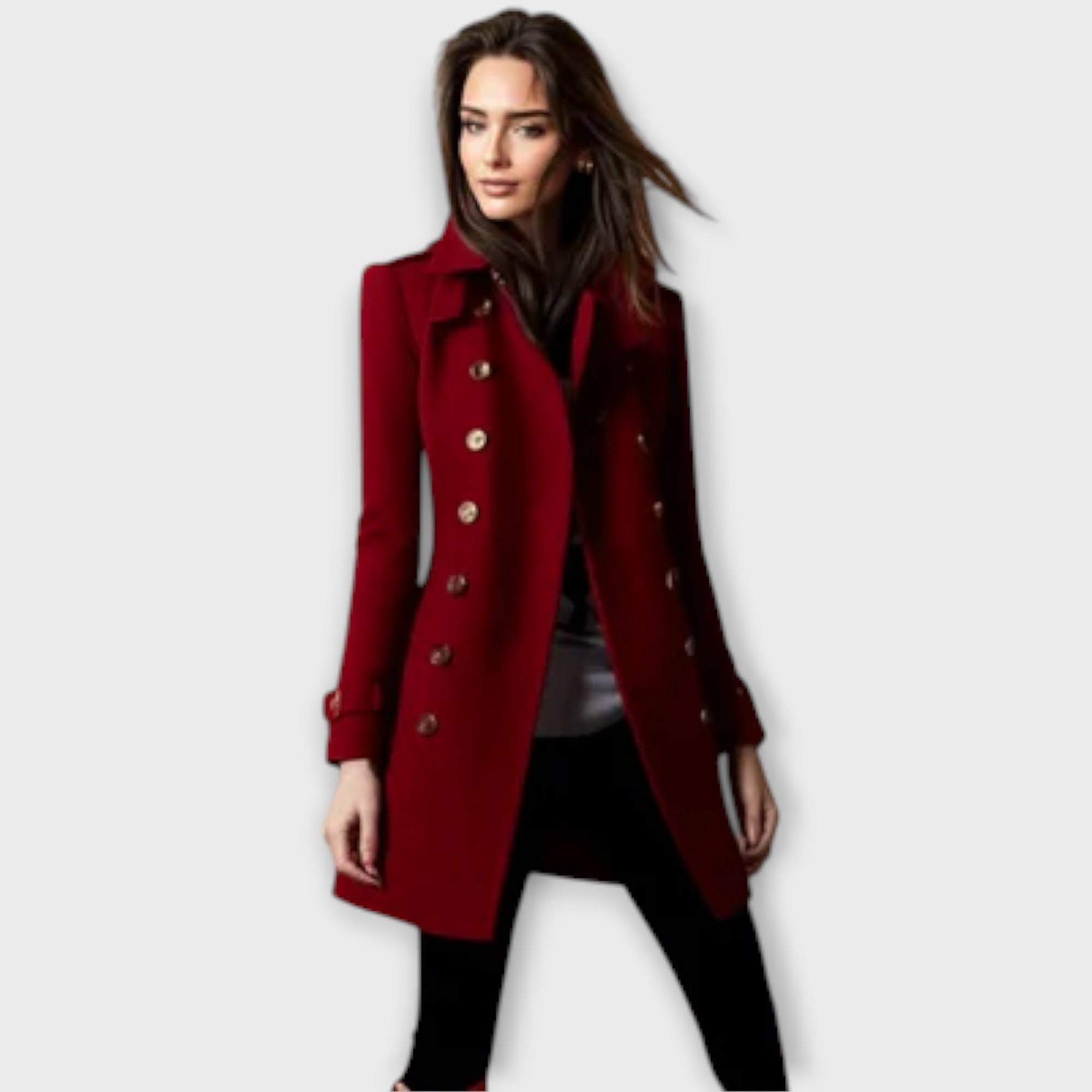 Double Layer Trench Coat