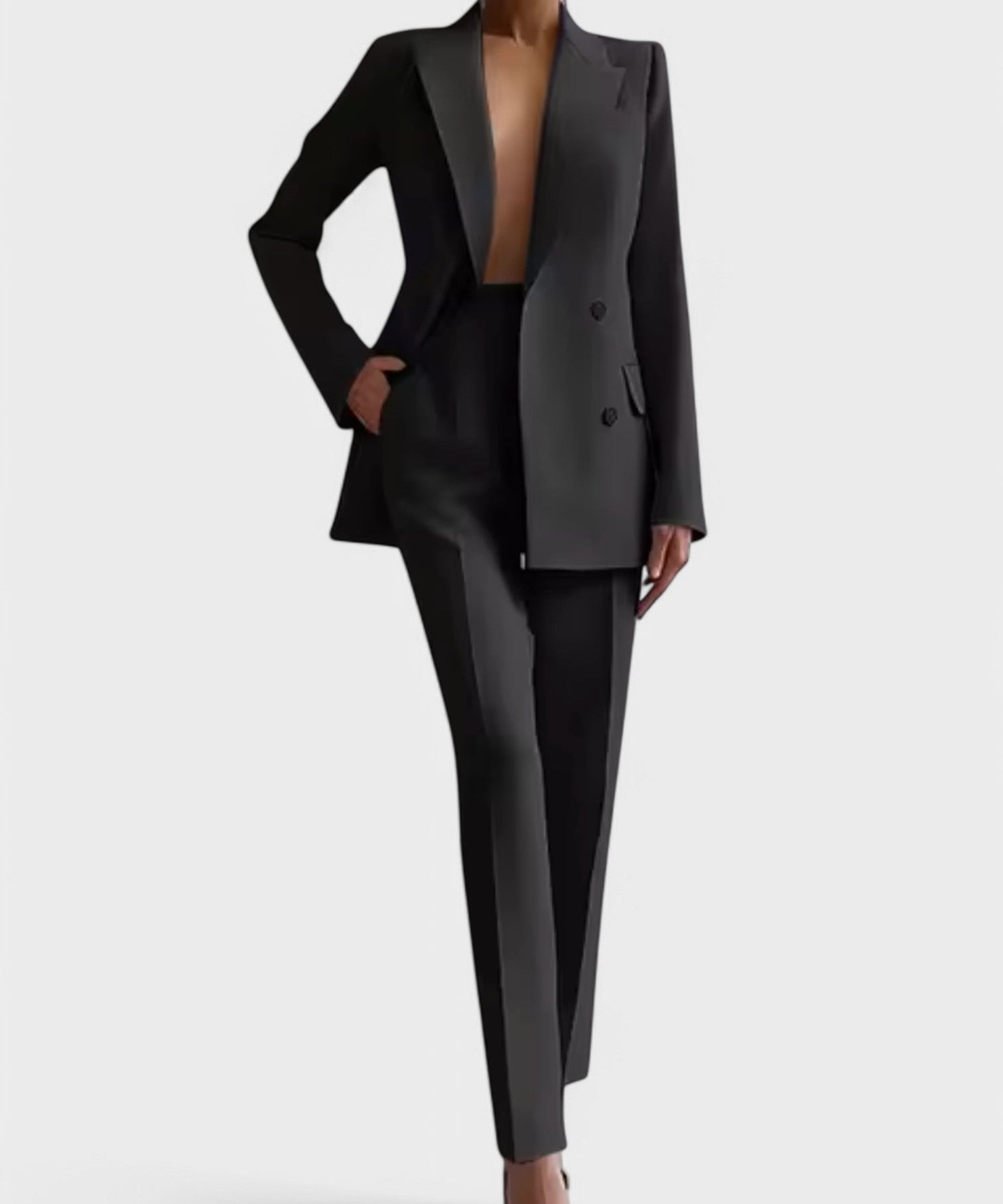 "Olívia - Blazer och Byxor Set" can be rewritten as "Olívia - Blazer och Byxor Kombinationsset".