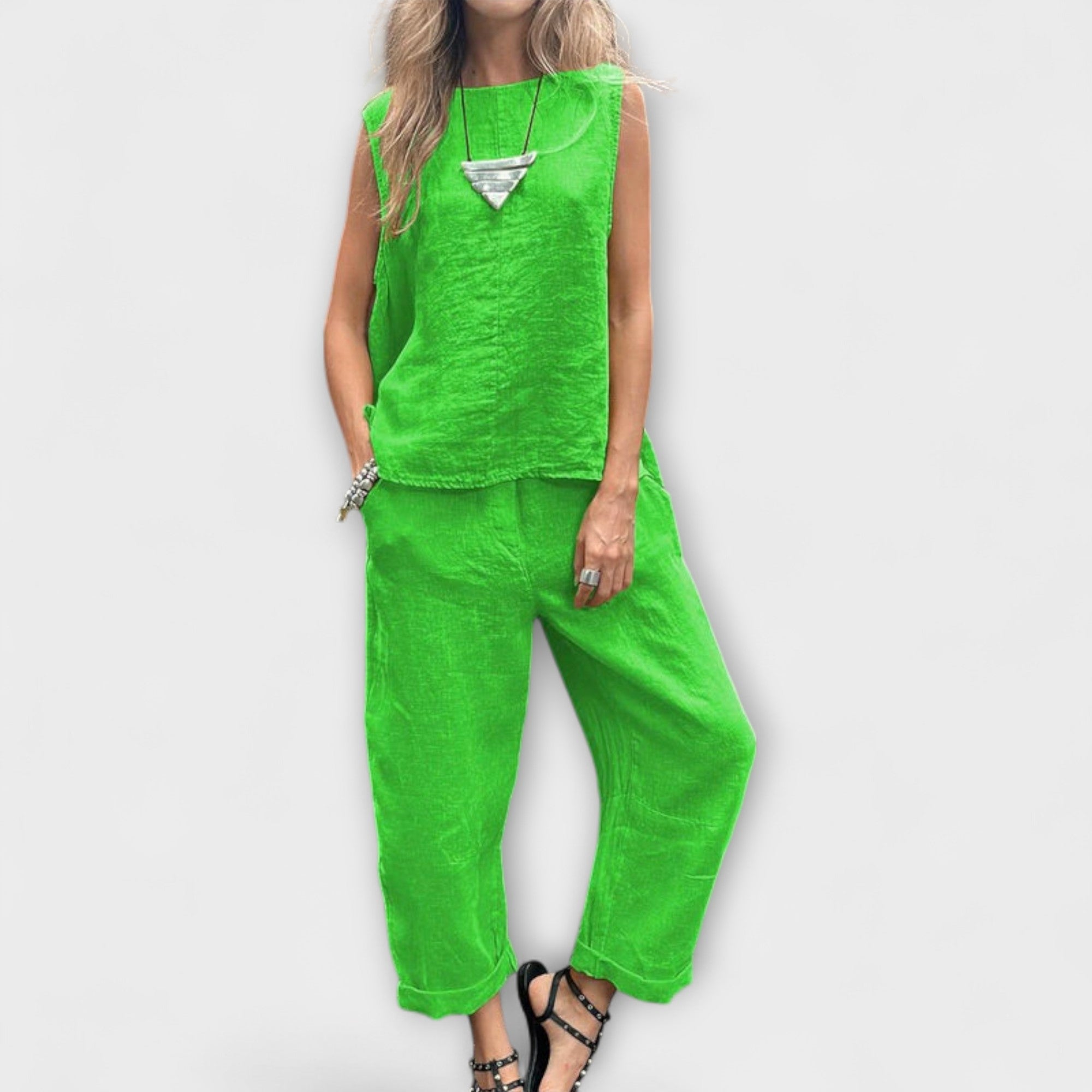 Bomull och lin Outfit