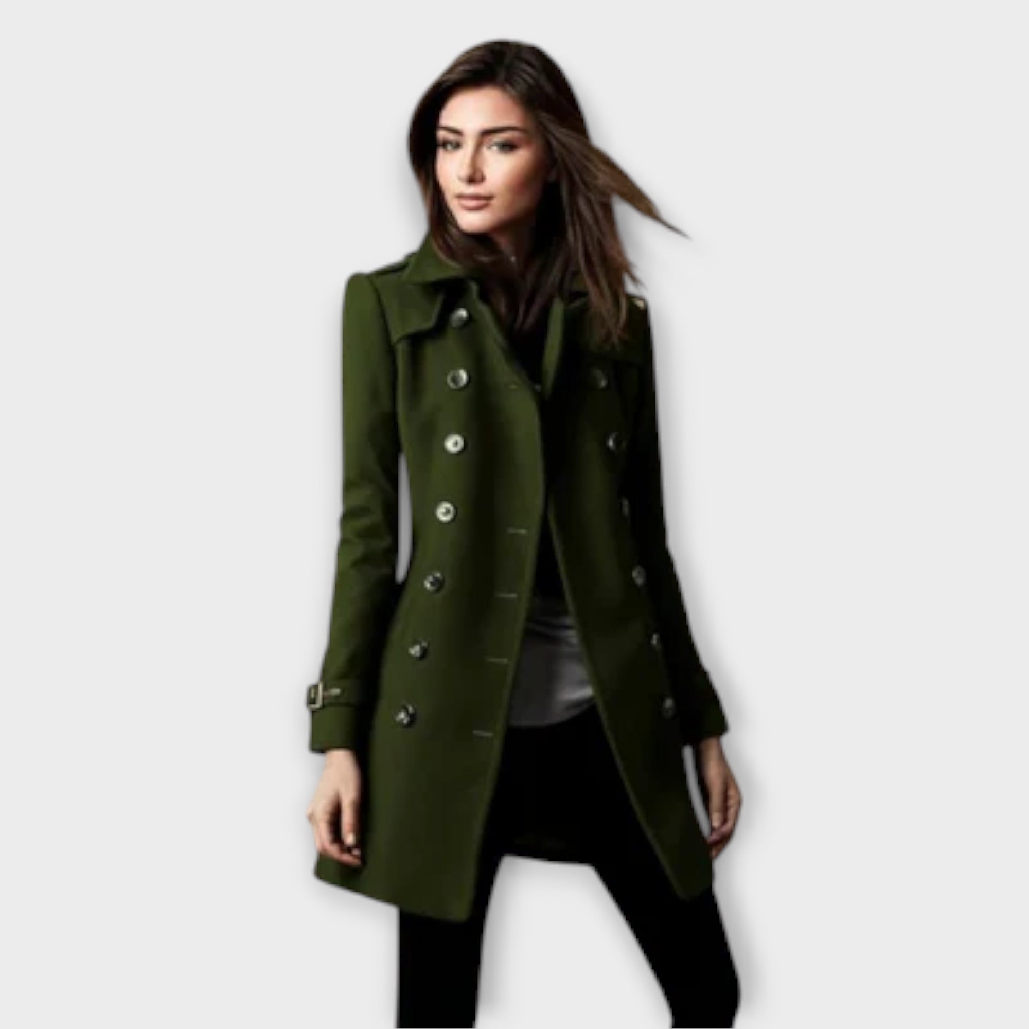 Double Layer Trench Coat