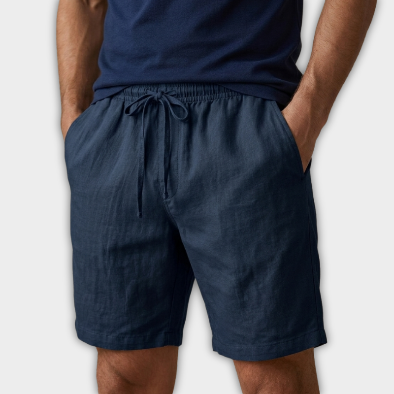 Shorts i elastisk bomull för män