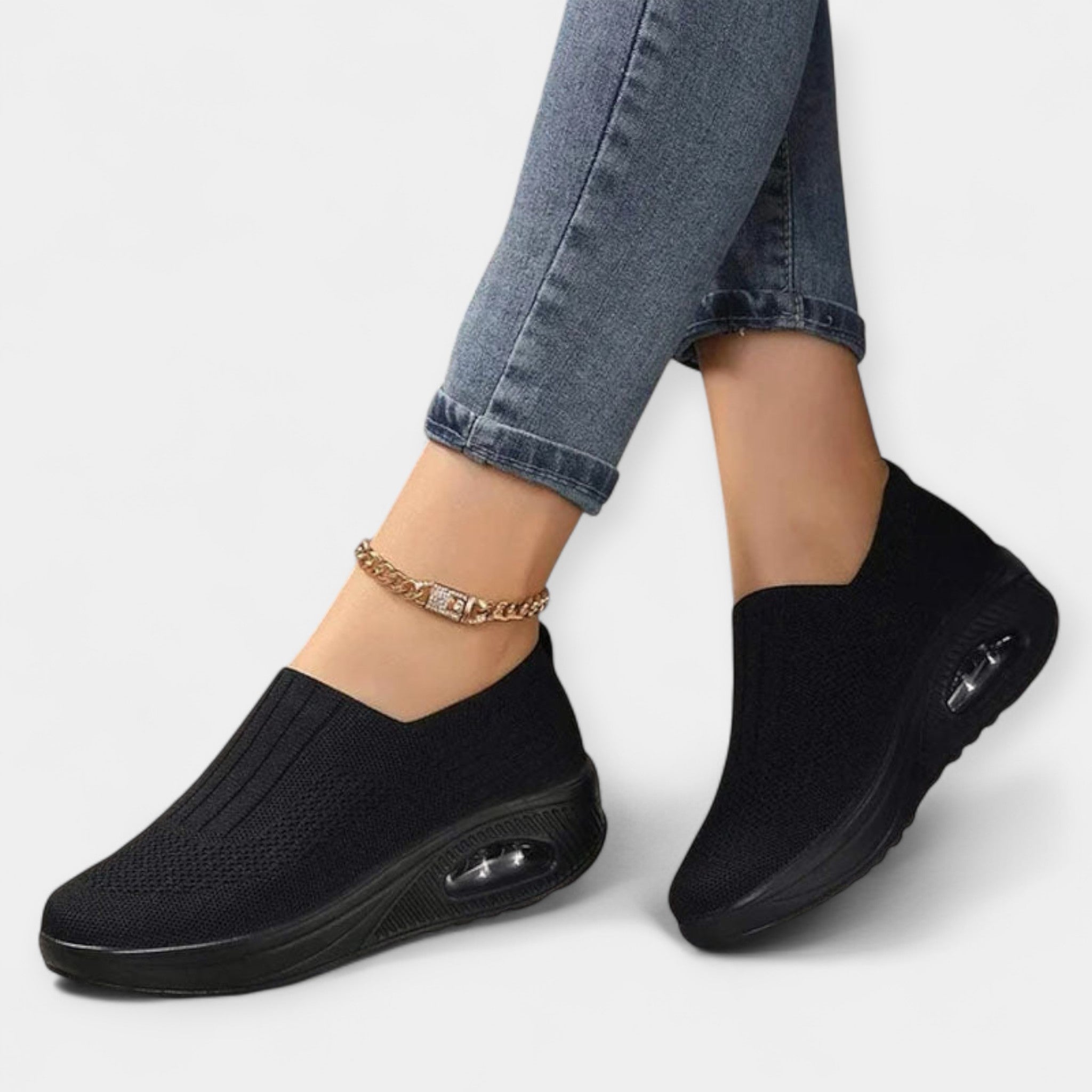 Eleganta Ortopediska Slip-On Sportskor