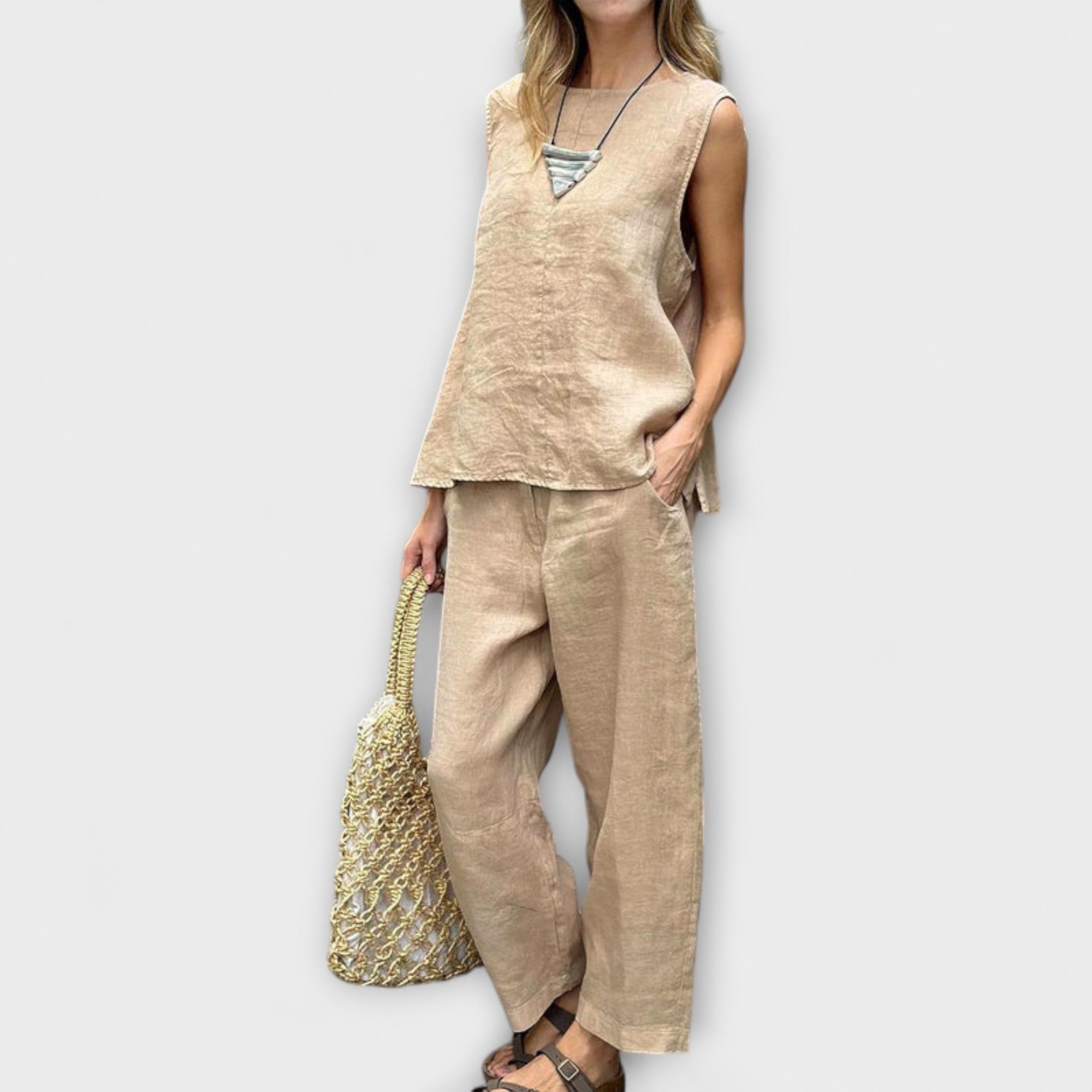 Bomull och lin Outfit