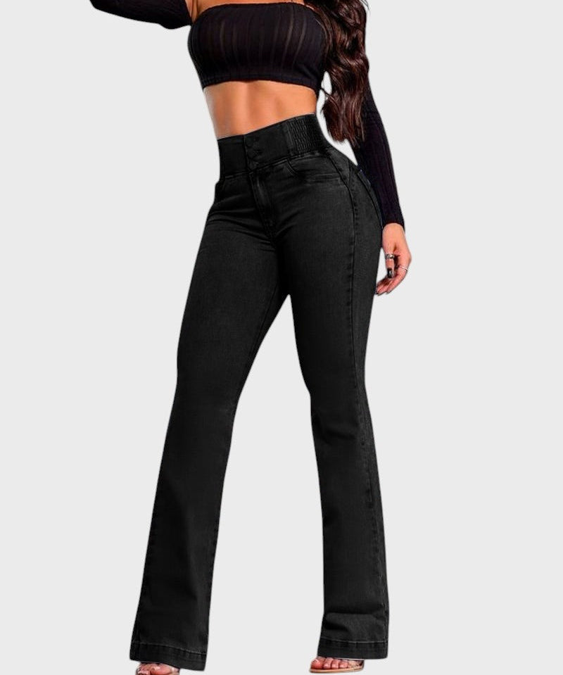 High-Waisted Shaping Jeans