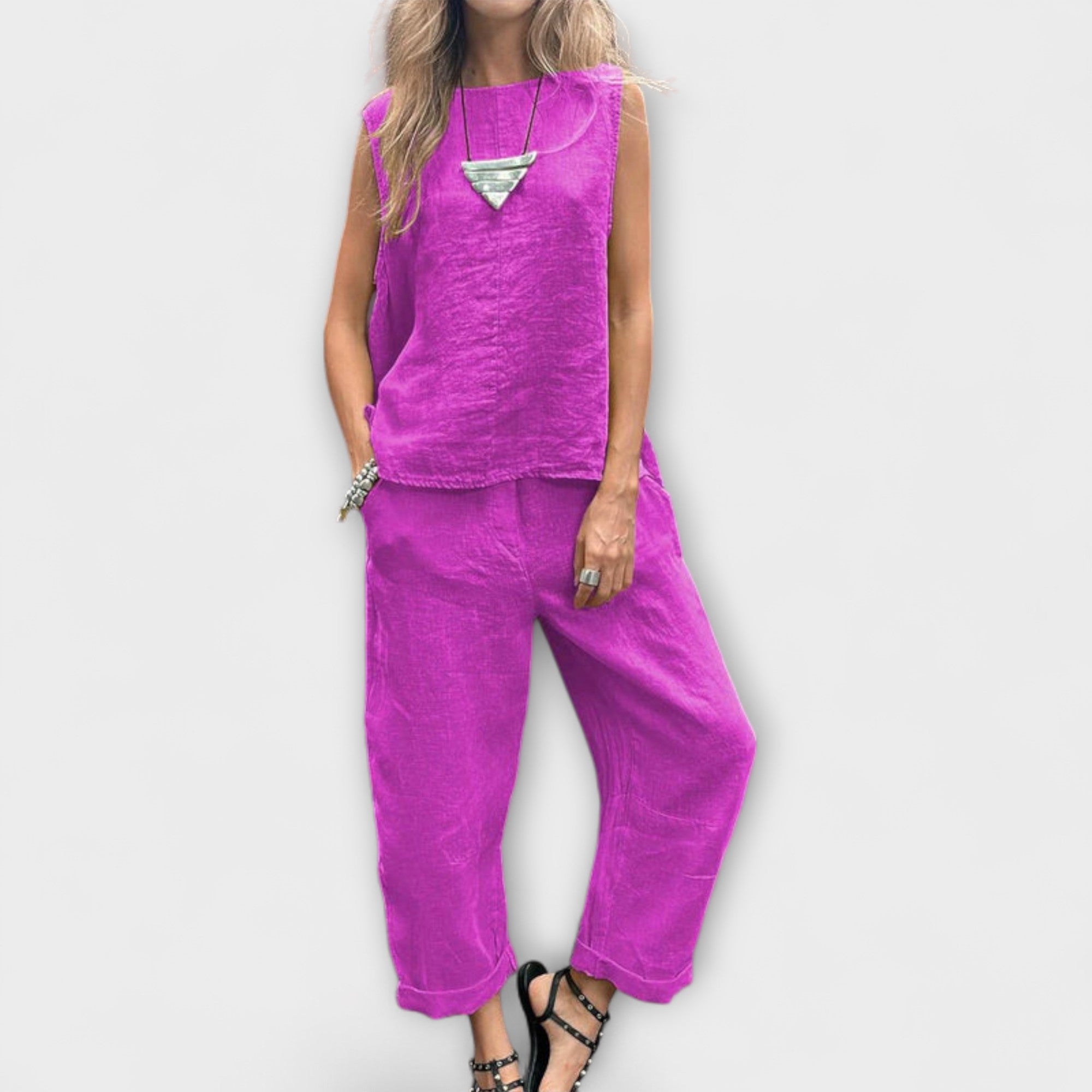 Bomull och lin Outfit