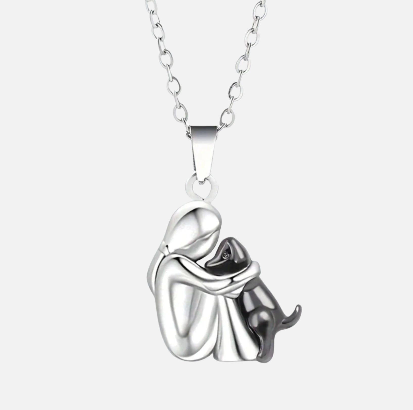 Hundhalsband med hängande smycke