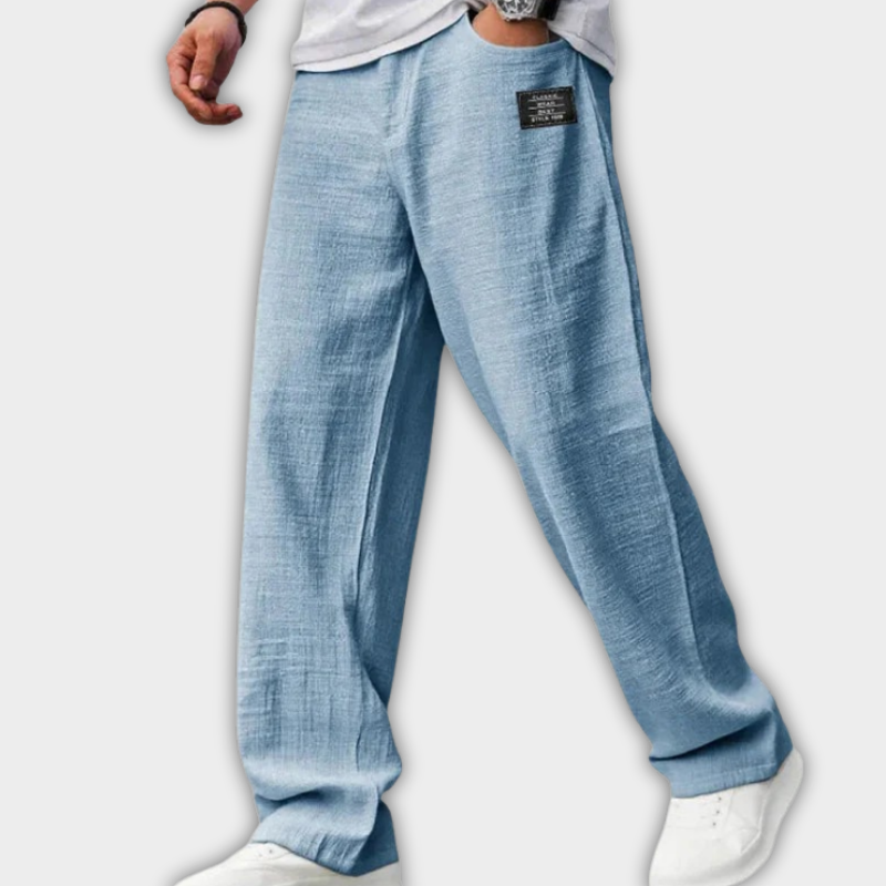 Lätt byxa i regular fit