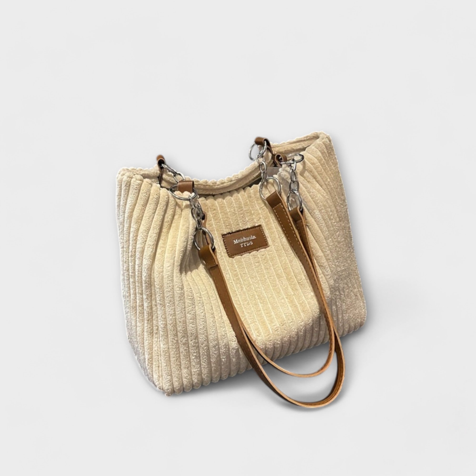 Mjukt Corduroy Väska