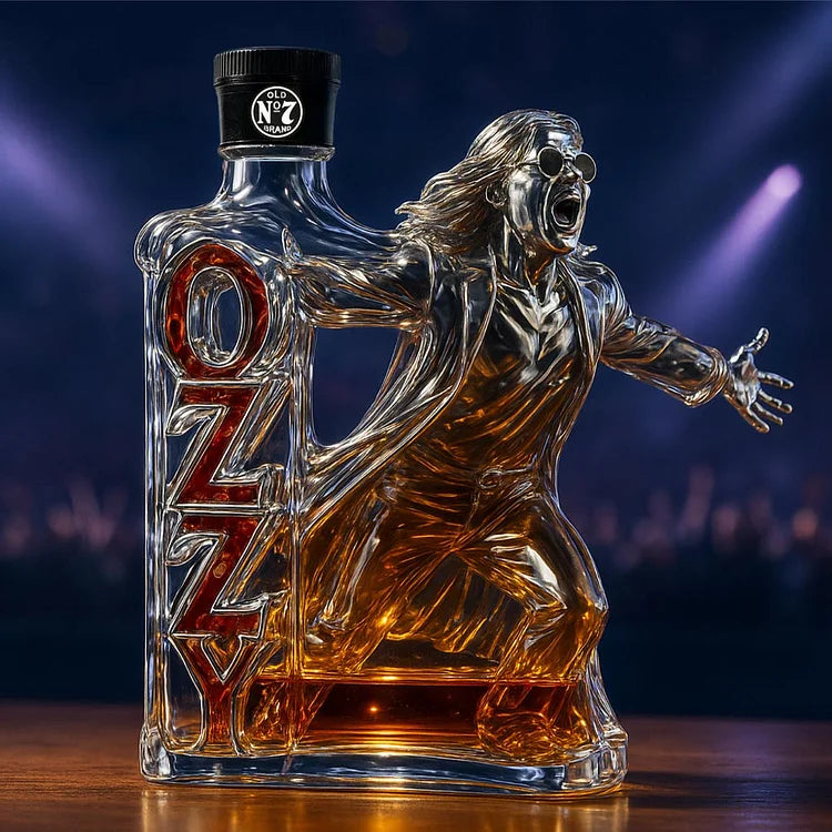 Eternas Skri — Ikonisk Whiskyflaska Hyllande Ozzy Osbourne