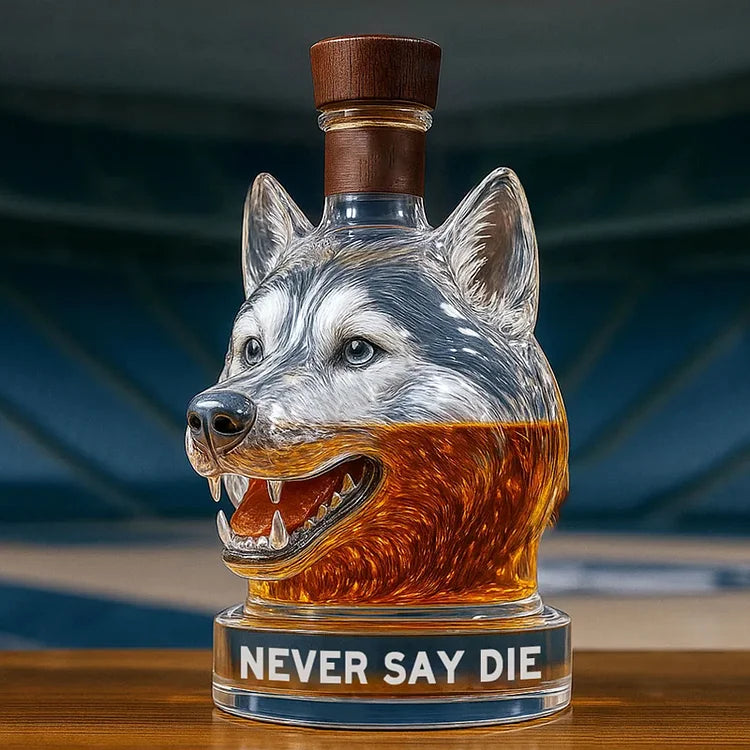 Husky Whiskey Flask