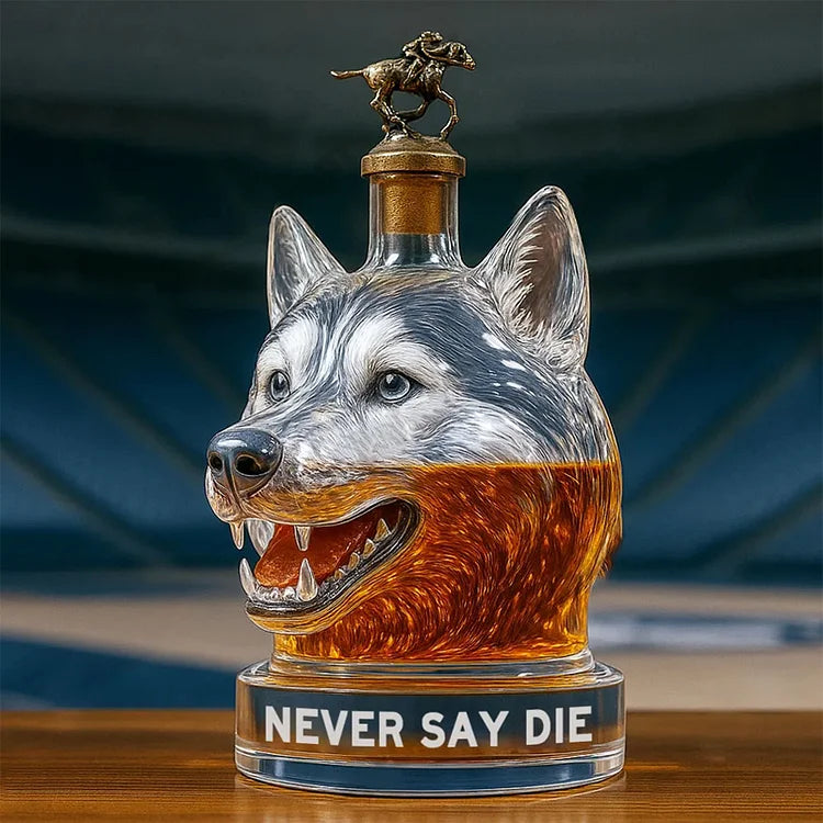 Husky Whiskey Flask