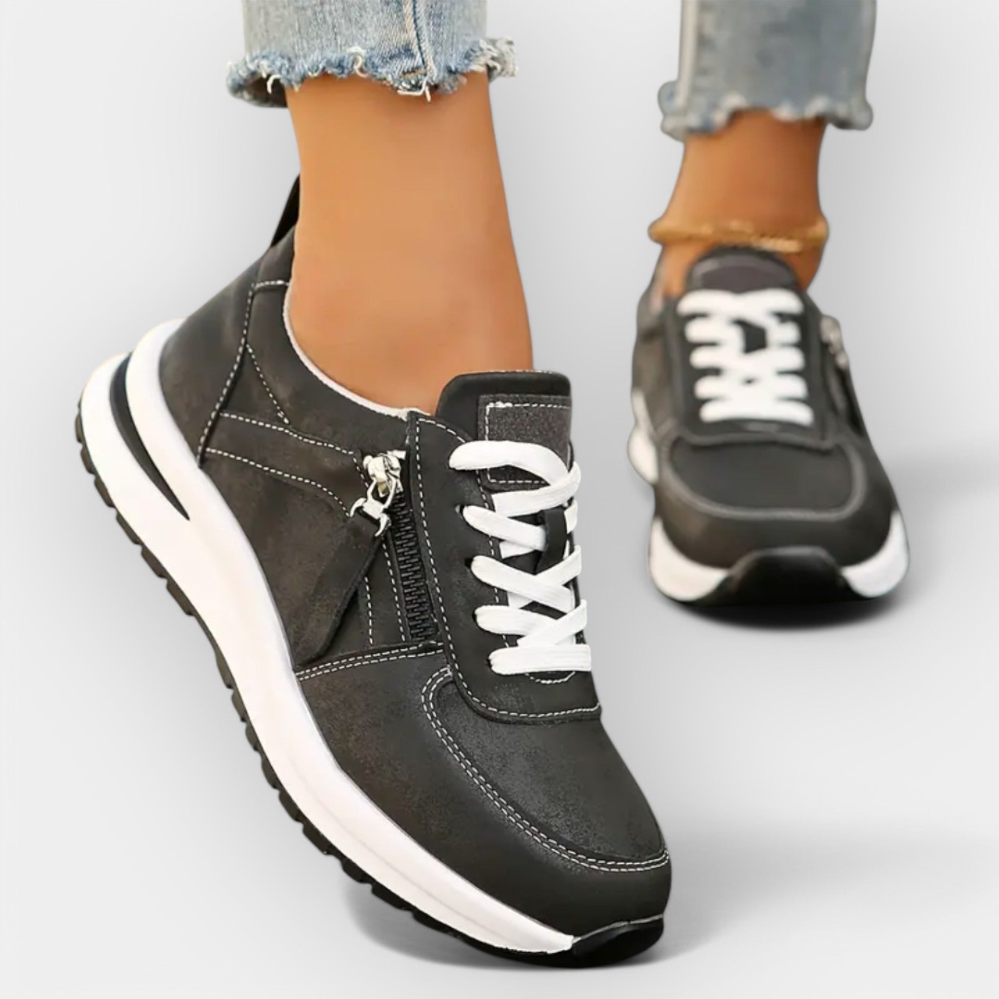 Stiliga Ergonomiska Eva Sneakers för Stadsliv - Ultimat Komfort