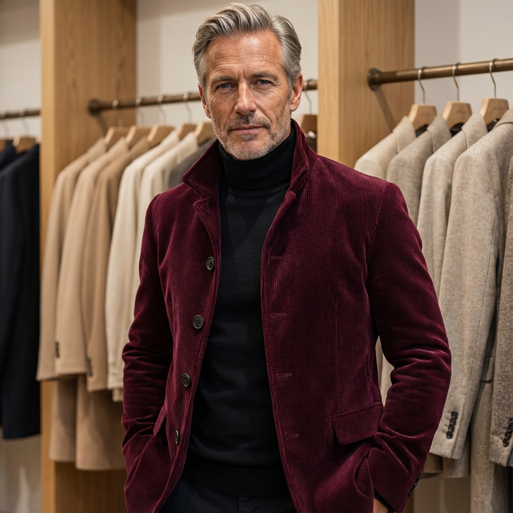 Carter | Elegant herrjacka med vintagekaraktär