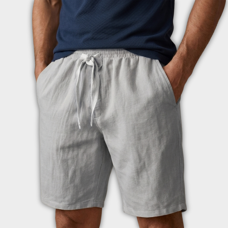 Shorts i elastisk bomull för män