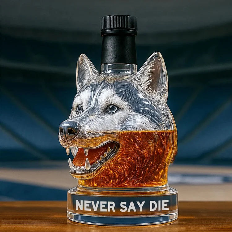 Husky Whiskey Flask