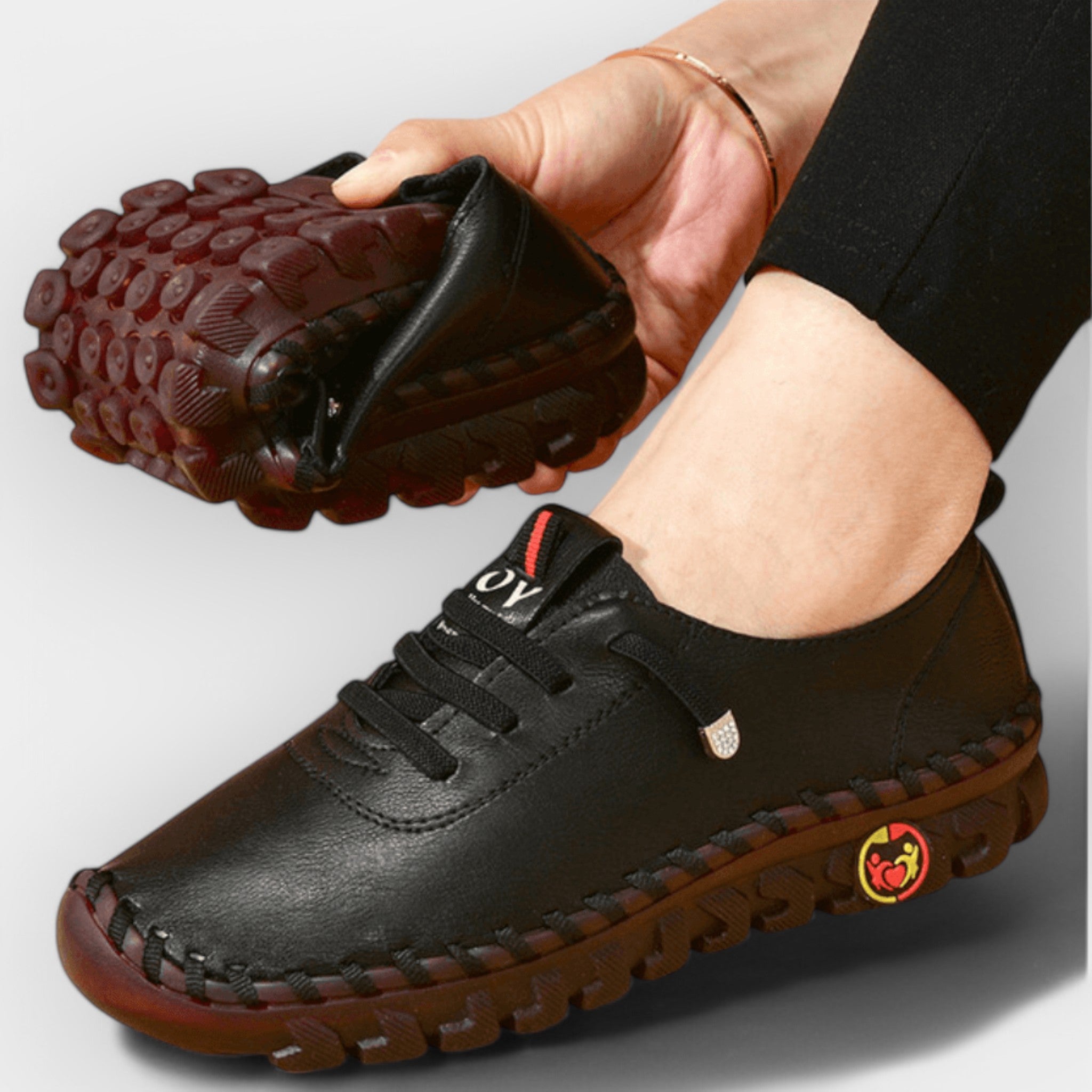 Veronika Ergonomiska Mocasiner med Dämpning från Eleganta