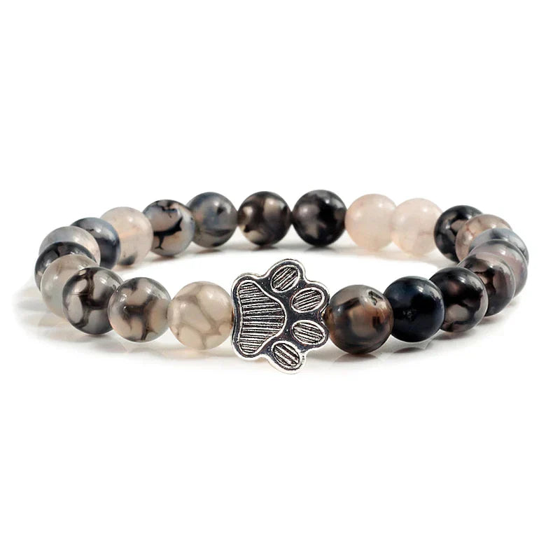 Armband med pärla och avtryck
