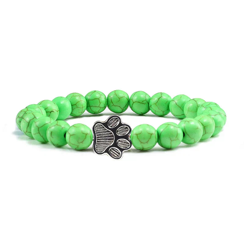 Armband med pärla och avtryck