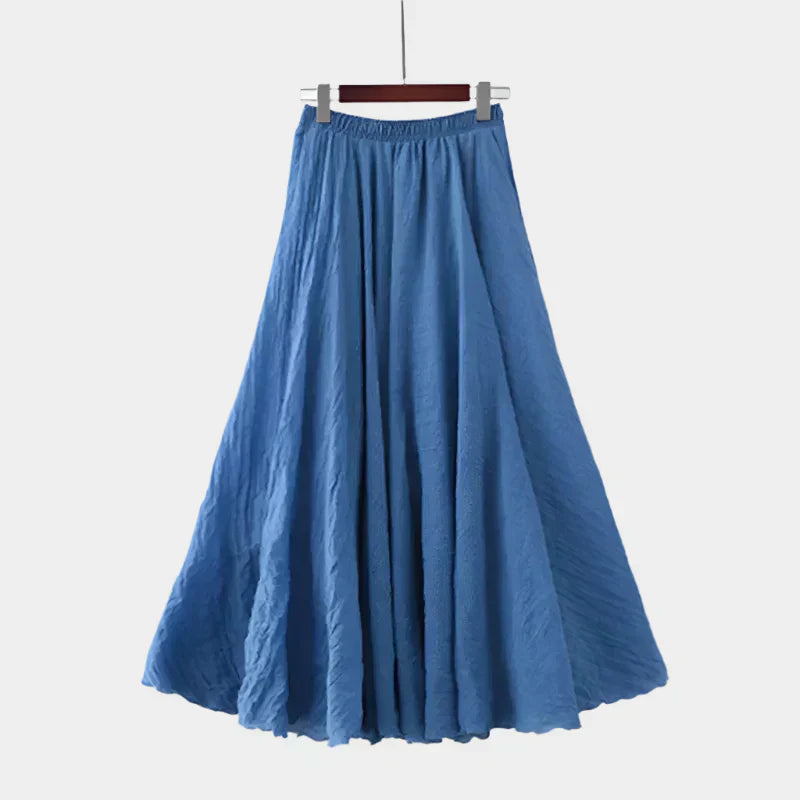 Kristýna Elegant Höga Midjan Fodrad Långkjol