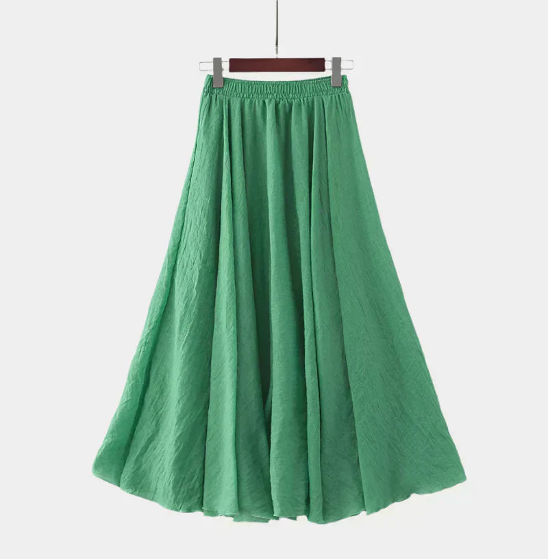 Kristýna Elegant Höga Midjan Fodrad Långkjol
