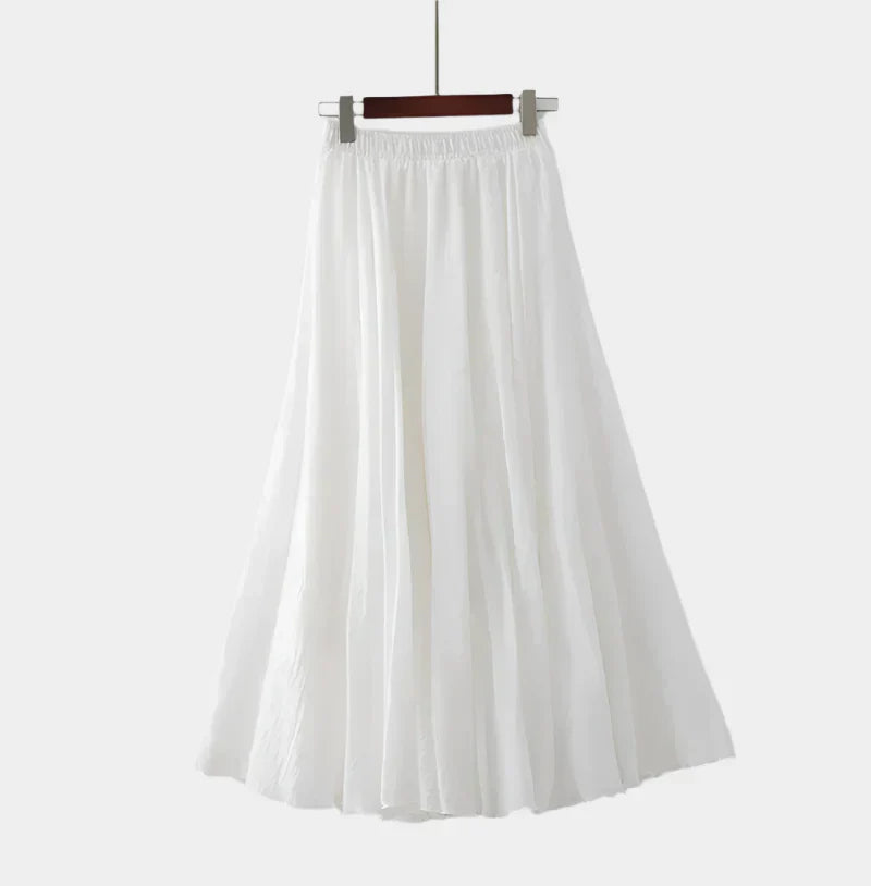 Kristýna Elegant Höga Midjan Fodrad Långkjol