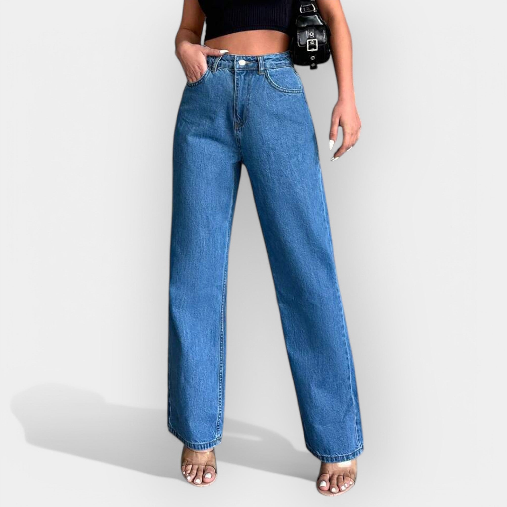 Högmidjade jeans