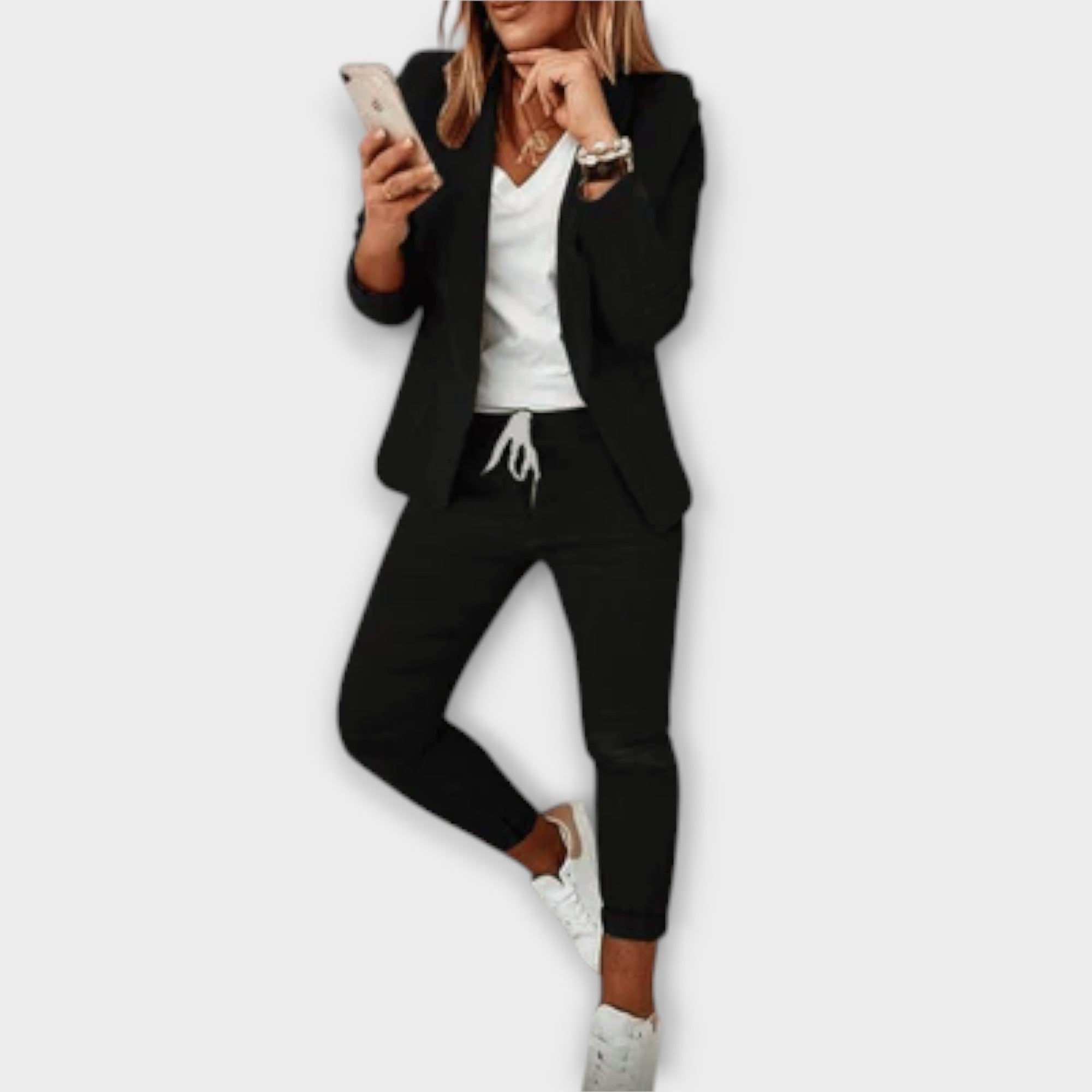 Sophia – Elegant och komfortabel blazer-set