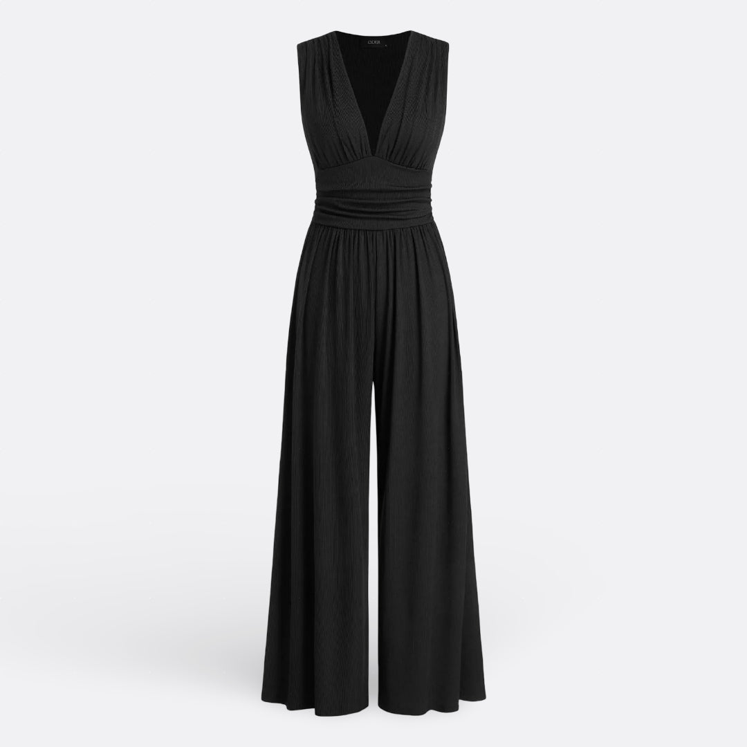 Leonor - Elegant ärmlös jumpsuit med vida ben