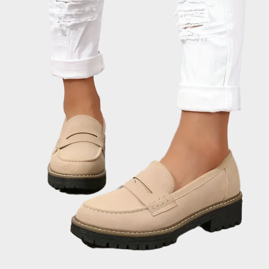 Veronika Eleganta Urban Loafers med Tjock Sula