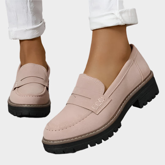 Veronika Eleganta Urban Loafers med Tjock Sula