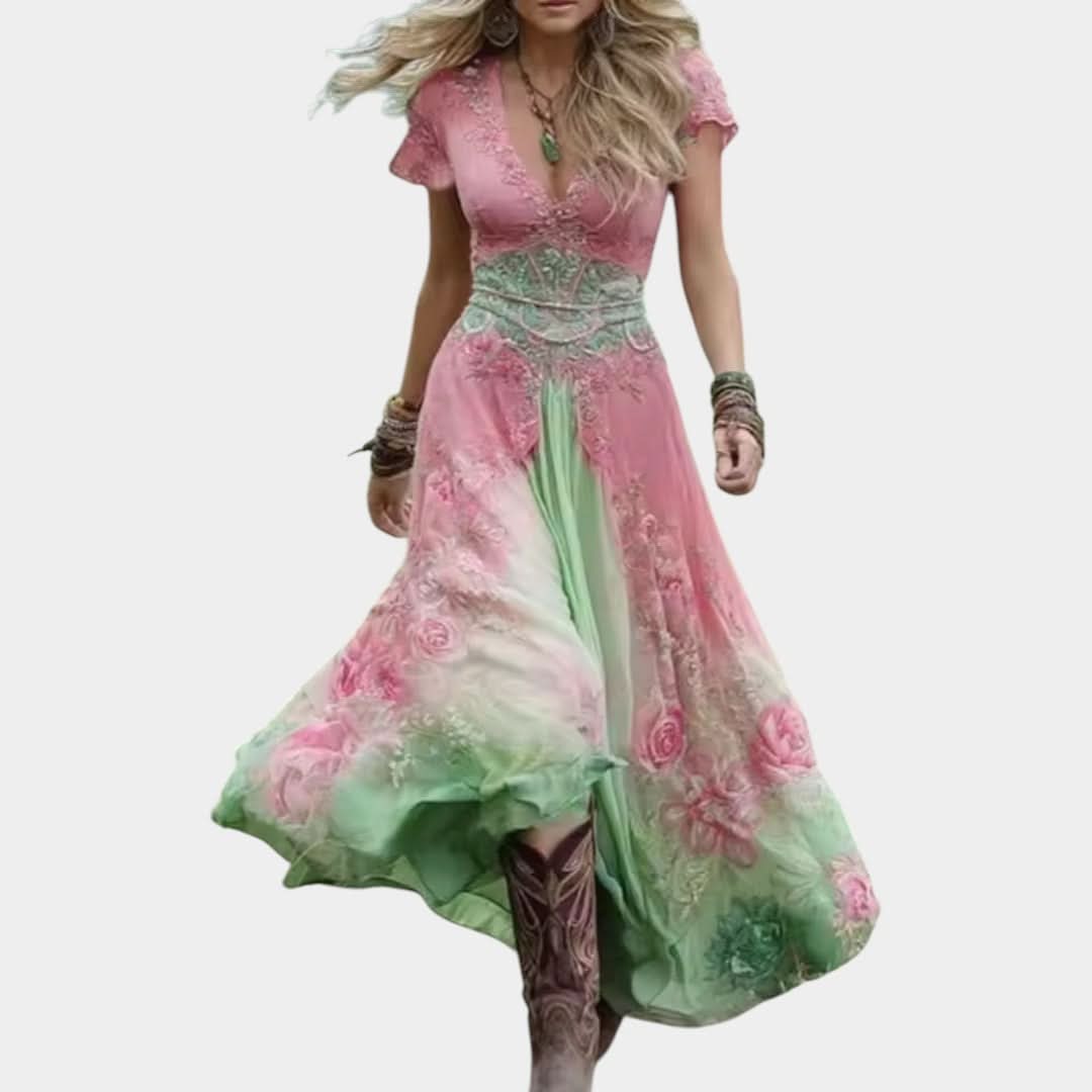 Personlig och elegant blommig klänning