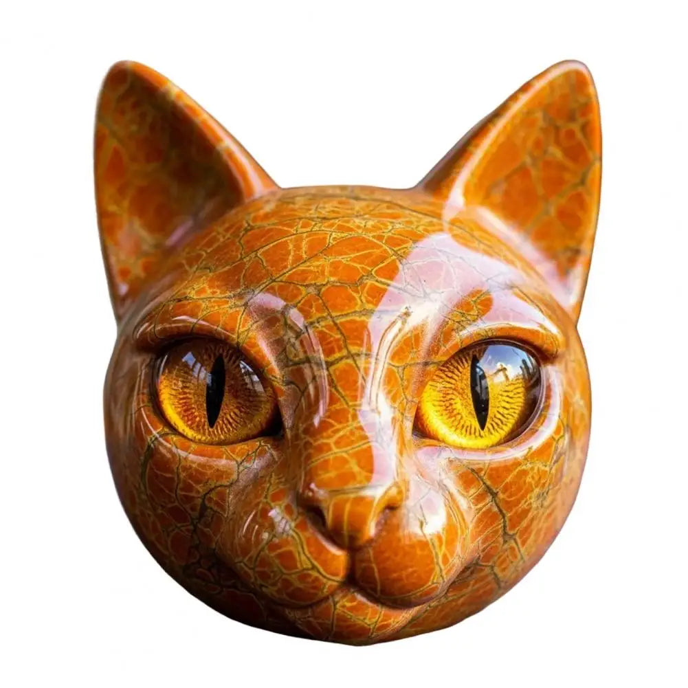 Svart katt - Elegant och mystisk skulptur av en svart katt