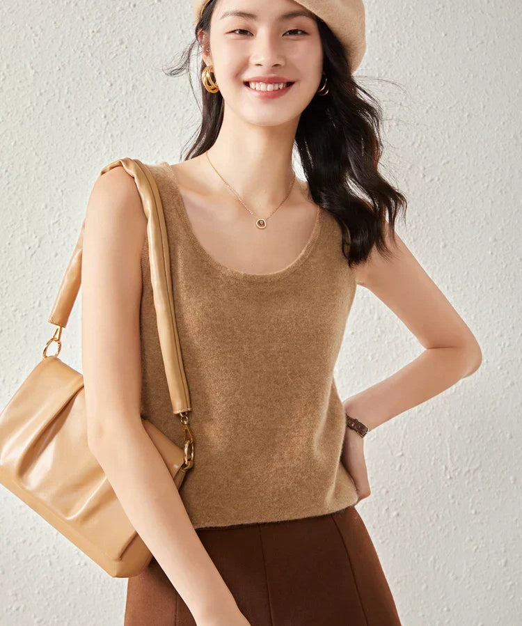 Ivanna Quinn V-Neck Cashmere Sweater