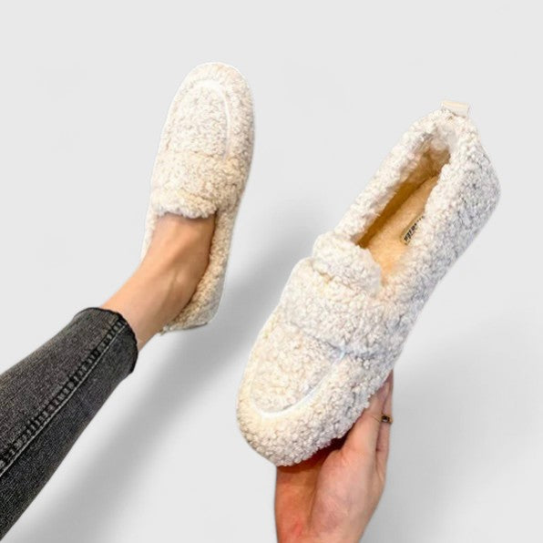 Eleganta Lucie Mocasiner med Varmt Foder