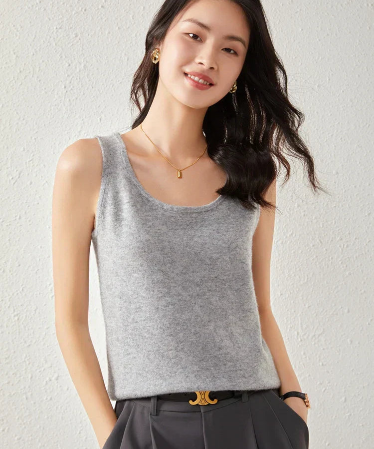 Ivanna Quinn V-Neck Cashmere Sweater