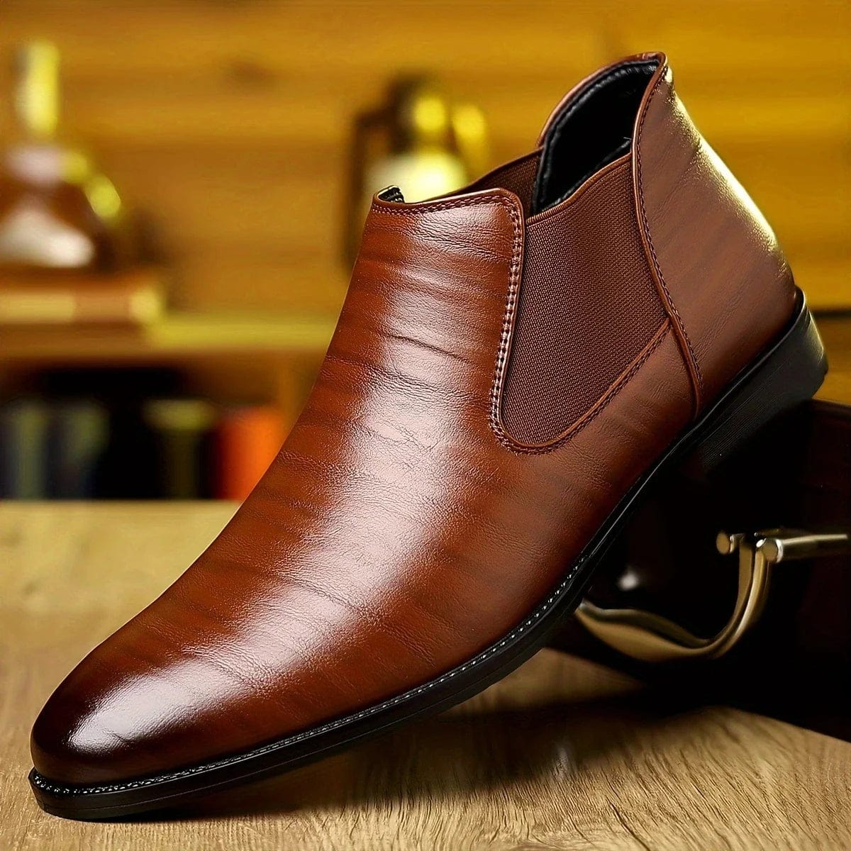 Simon - Stiliga Läderboots