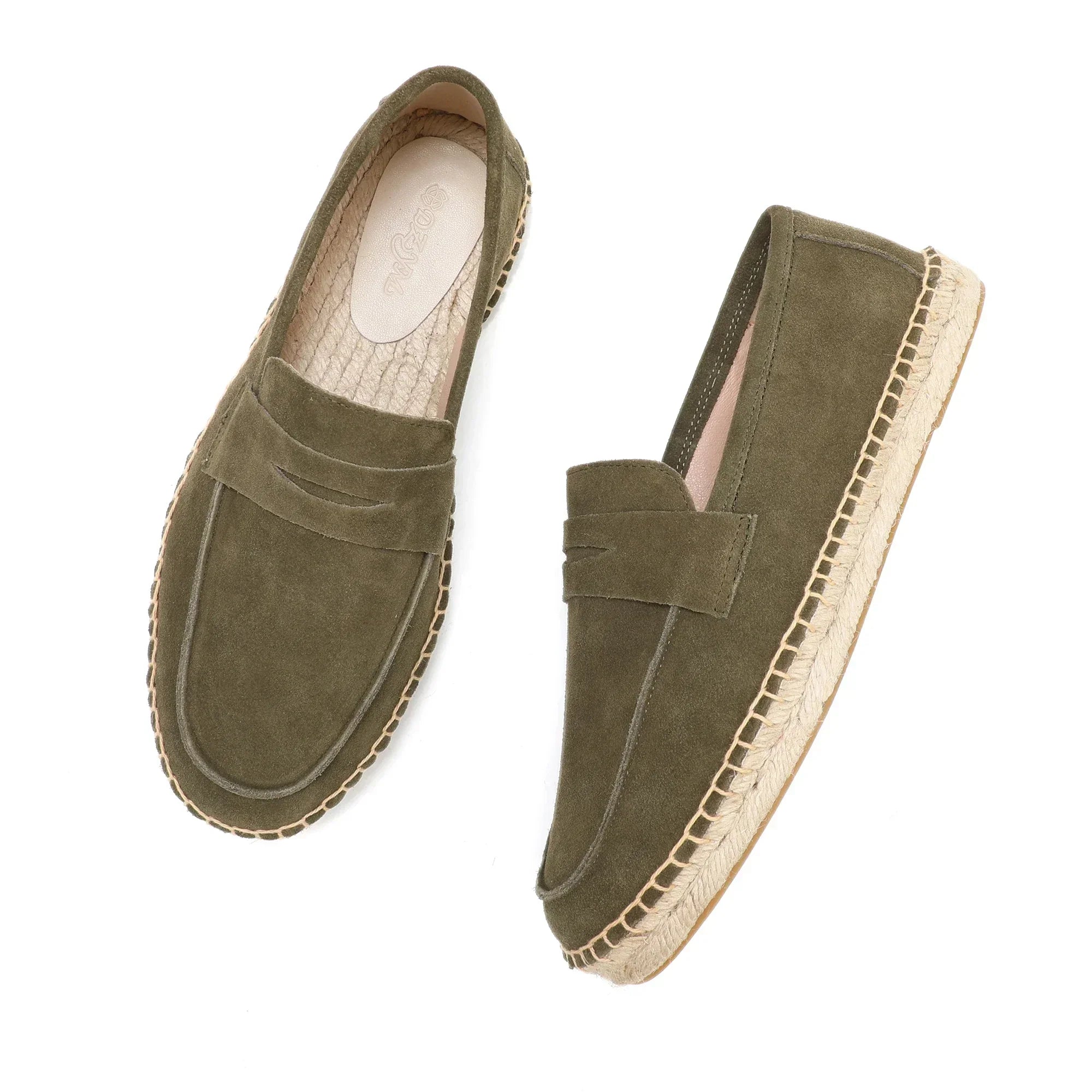 Eleganta espadrillos i mocka