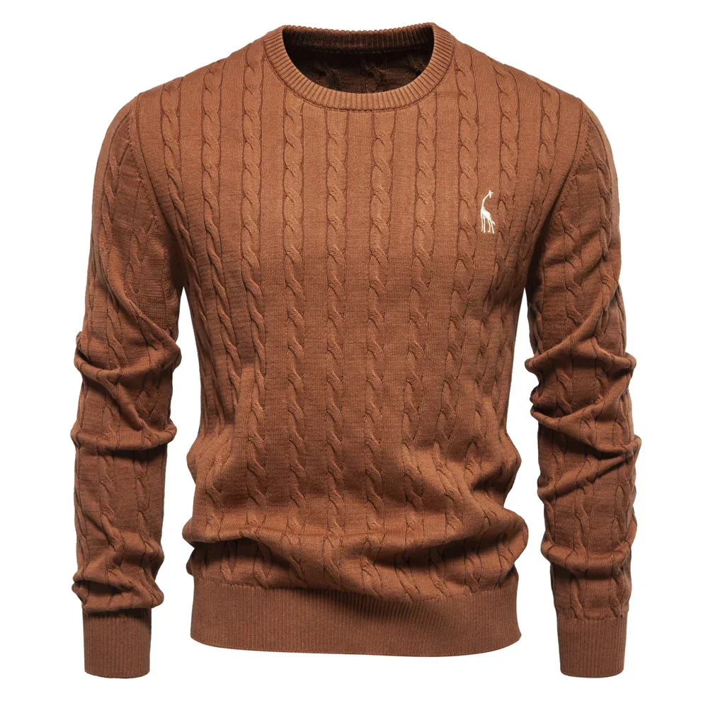 Falkner™ | Stickad modern herrtröja