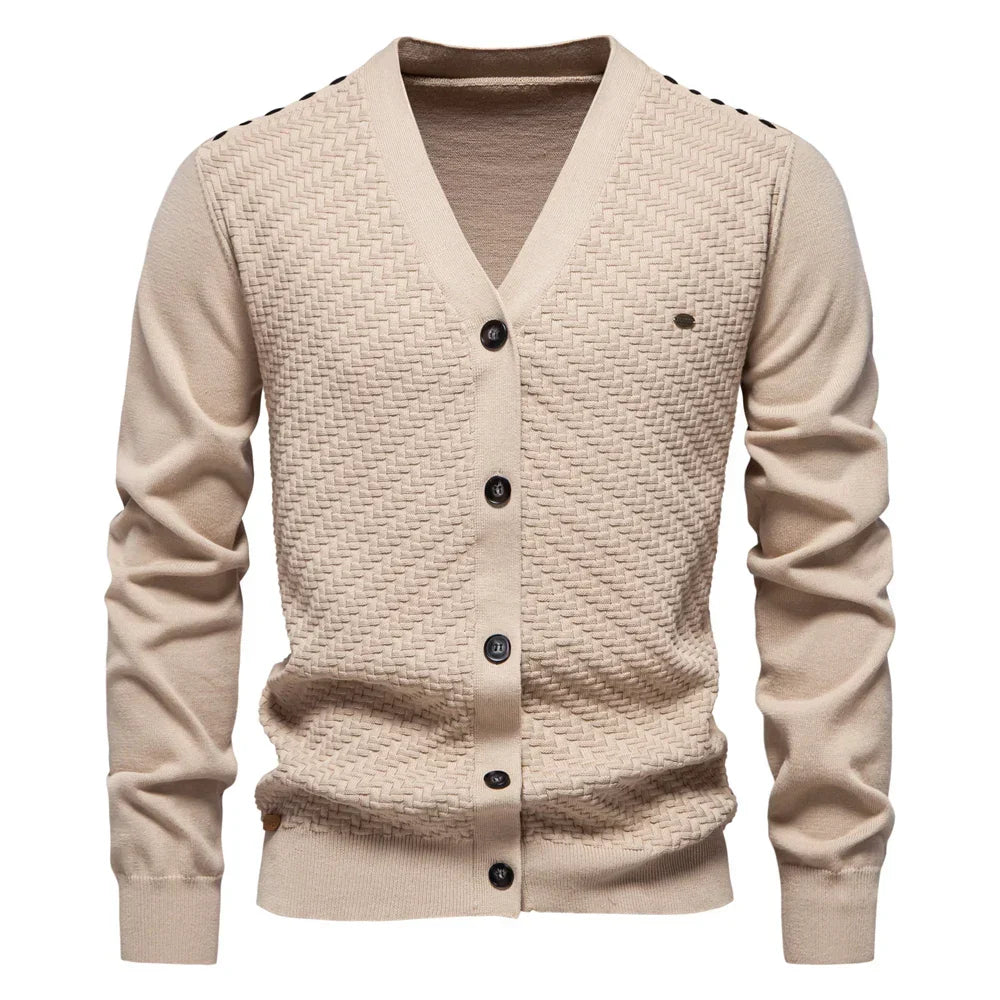 Schneider™ | Varm herrcardigan med V-hals