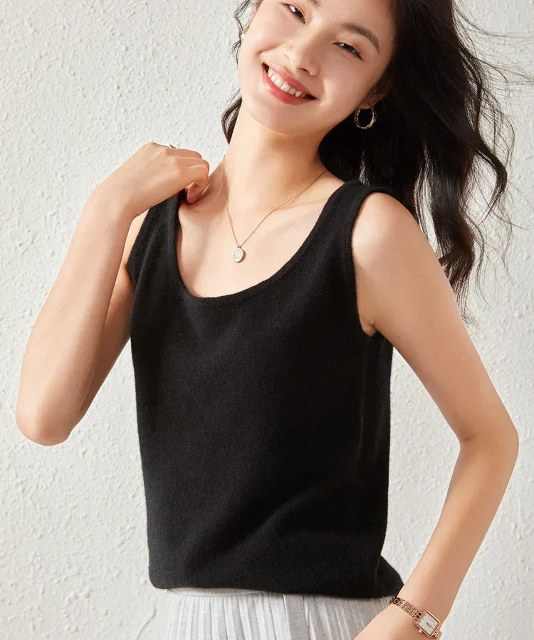 Ivanna Quinn V-Neck Cashmere Sweater