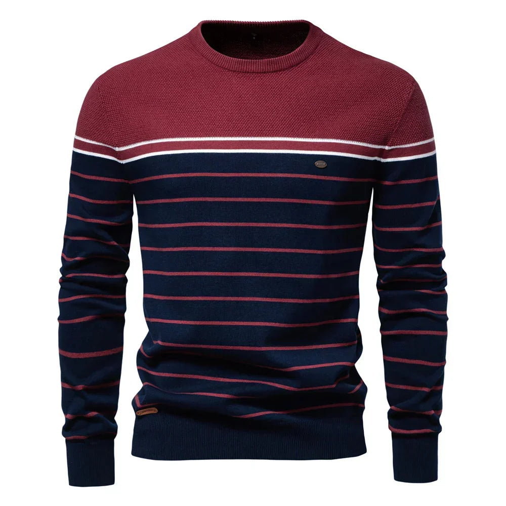 Wagenfeld™ | Herrtröja med randig design
