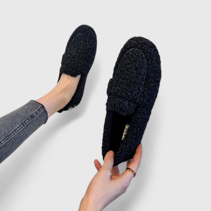 Eleganta Lucie Mocasiner med Varmt Foder