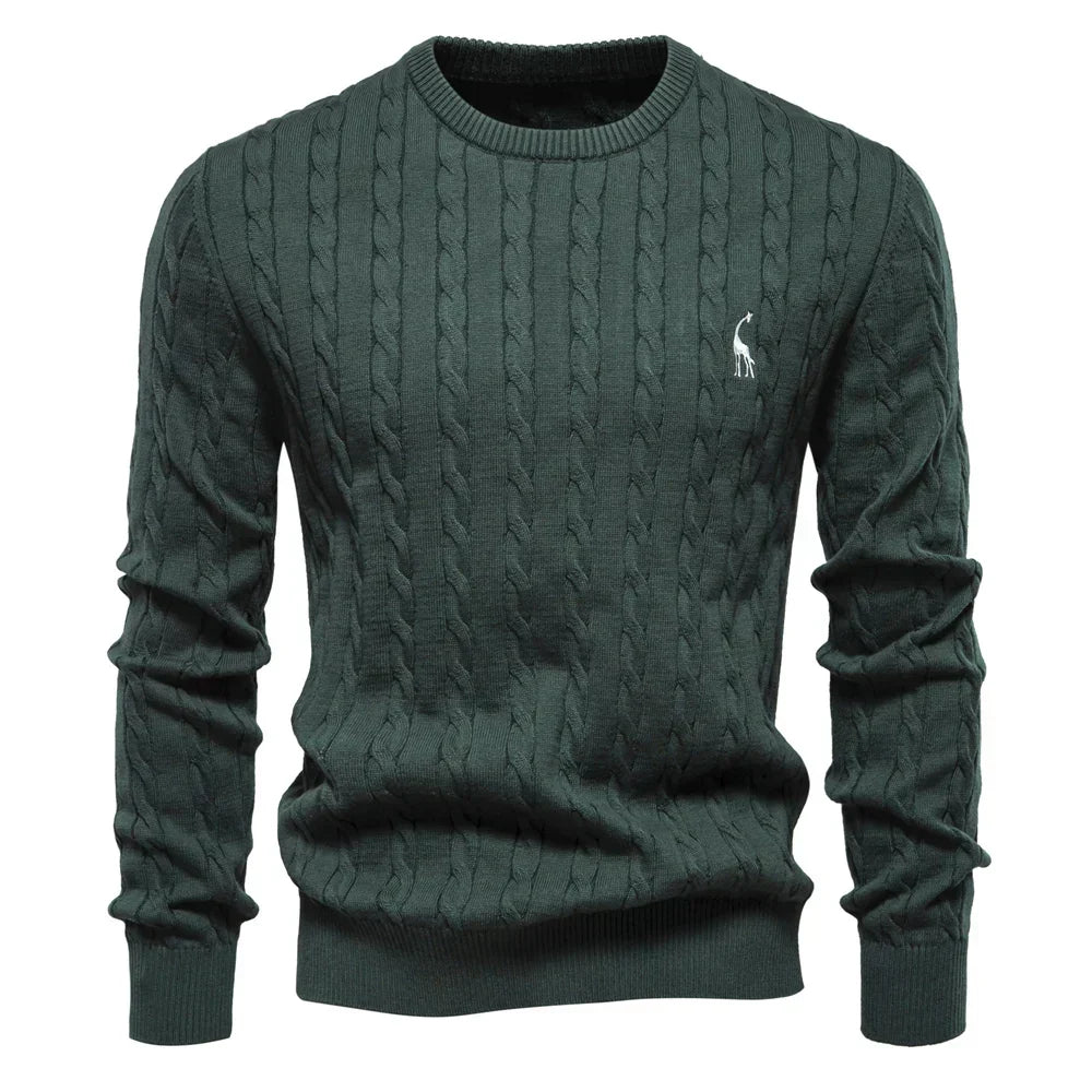 Falkner™ | Stickad modern herrtröja