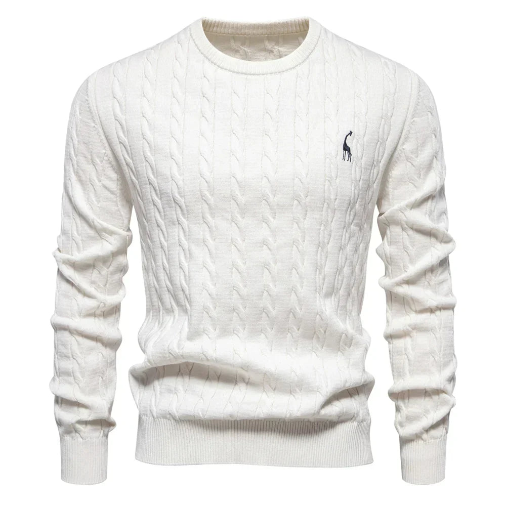 Falkner™ | Stickad modern herrtröja